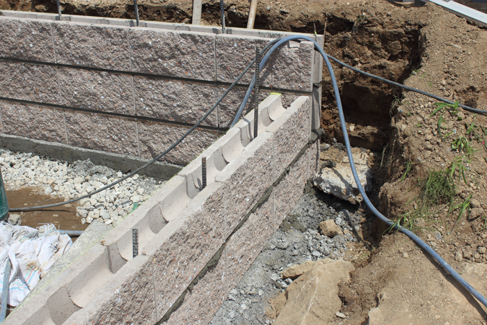 外構ブロック基礎